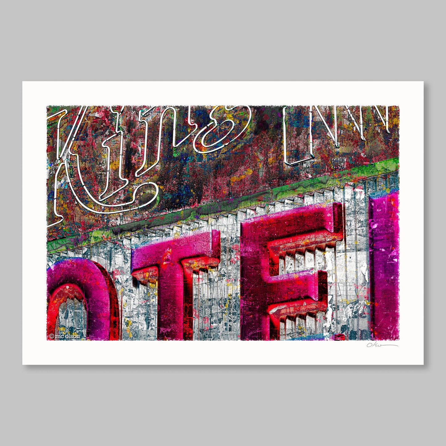 King's Inn Motel - Art Card