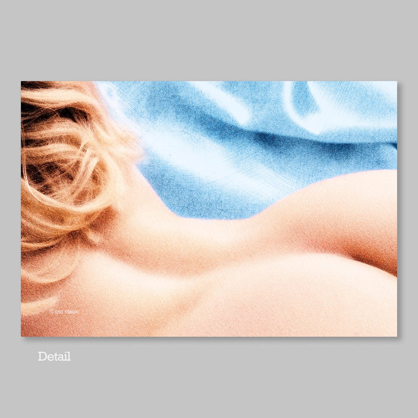 Blonde on Blue
