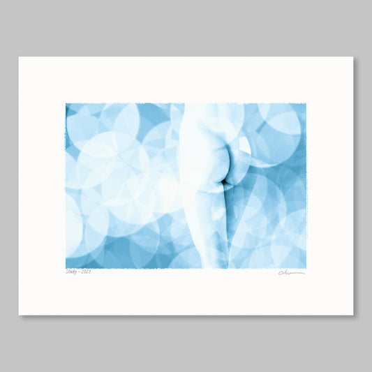 23ST023 - Nude Figure Study in Blue