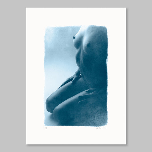 Nude in Cyano Tones
