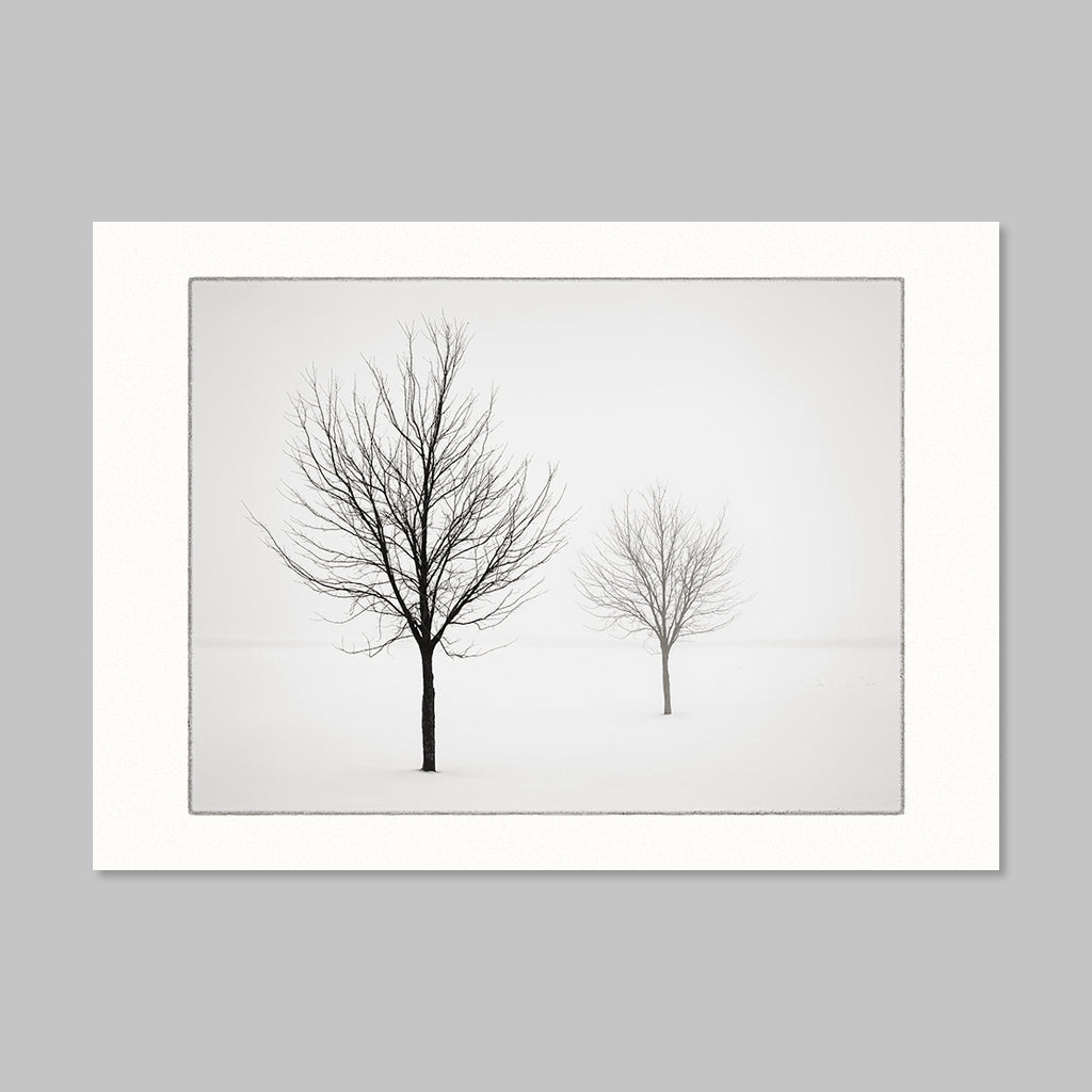 Art Card - Two Trees in Snow
