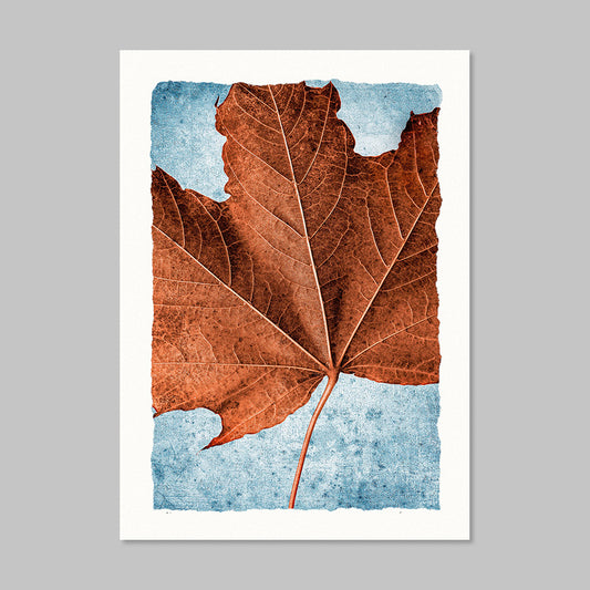 Art Card - Feuille Morte au Blue