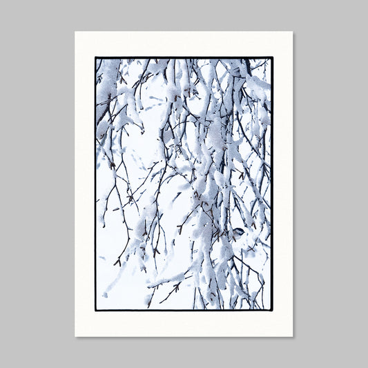 Art Card - Chickadee in Snow