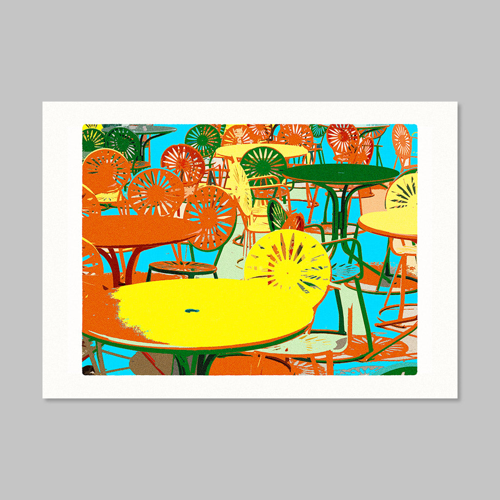 Art Card - Terrace Chairs