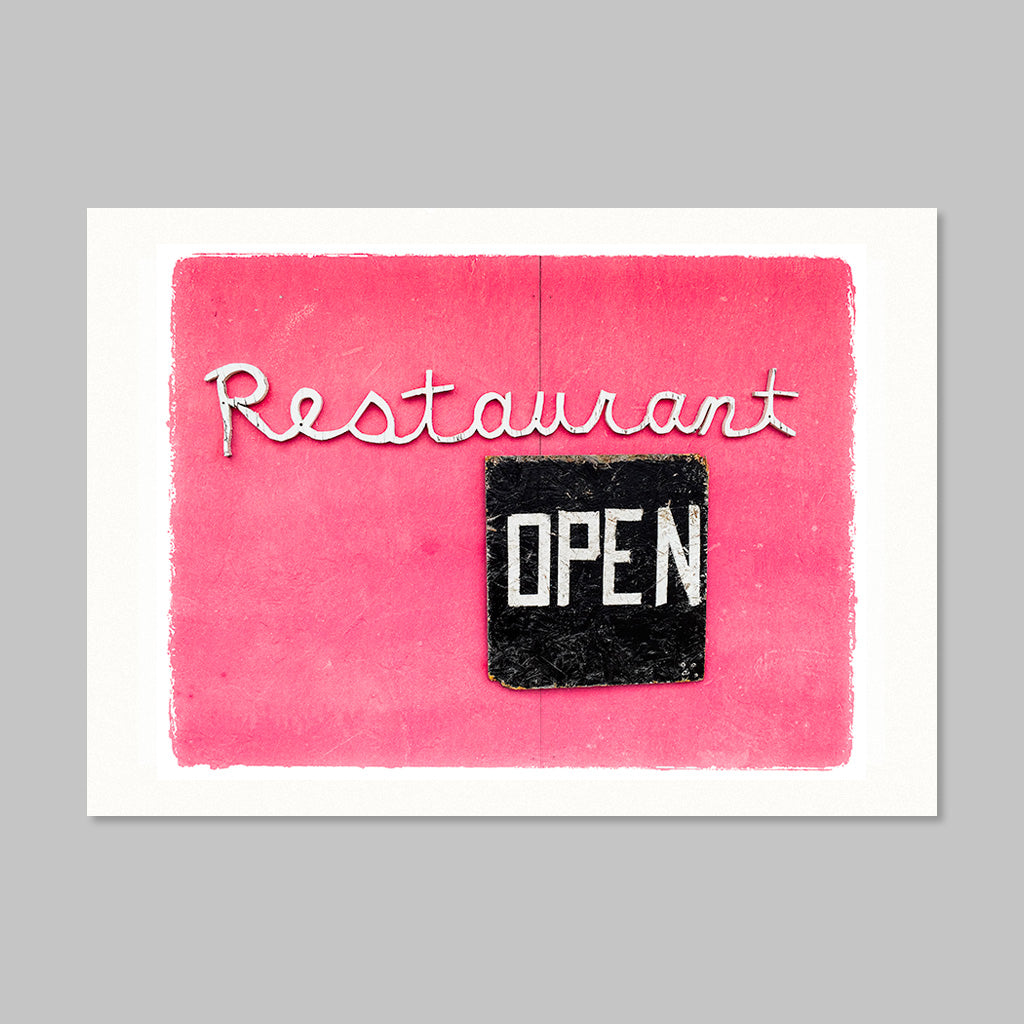 Art Card - Restaurant Open