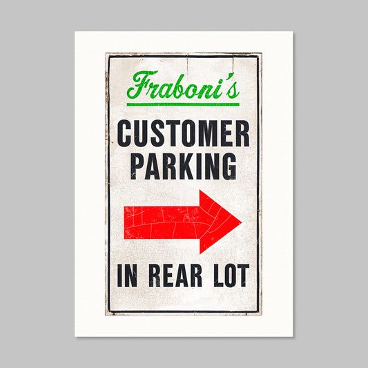 Art Card - Fraboni's Customer Parking