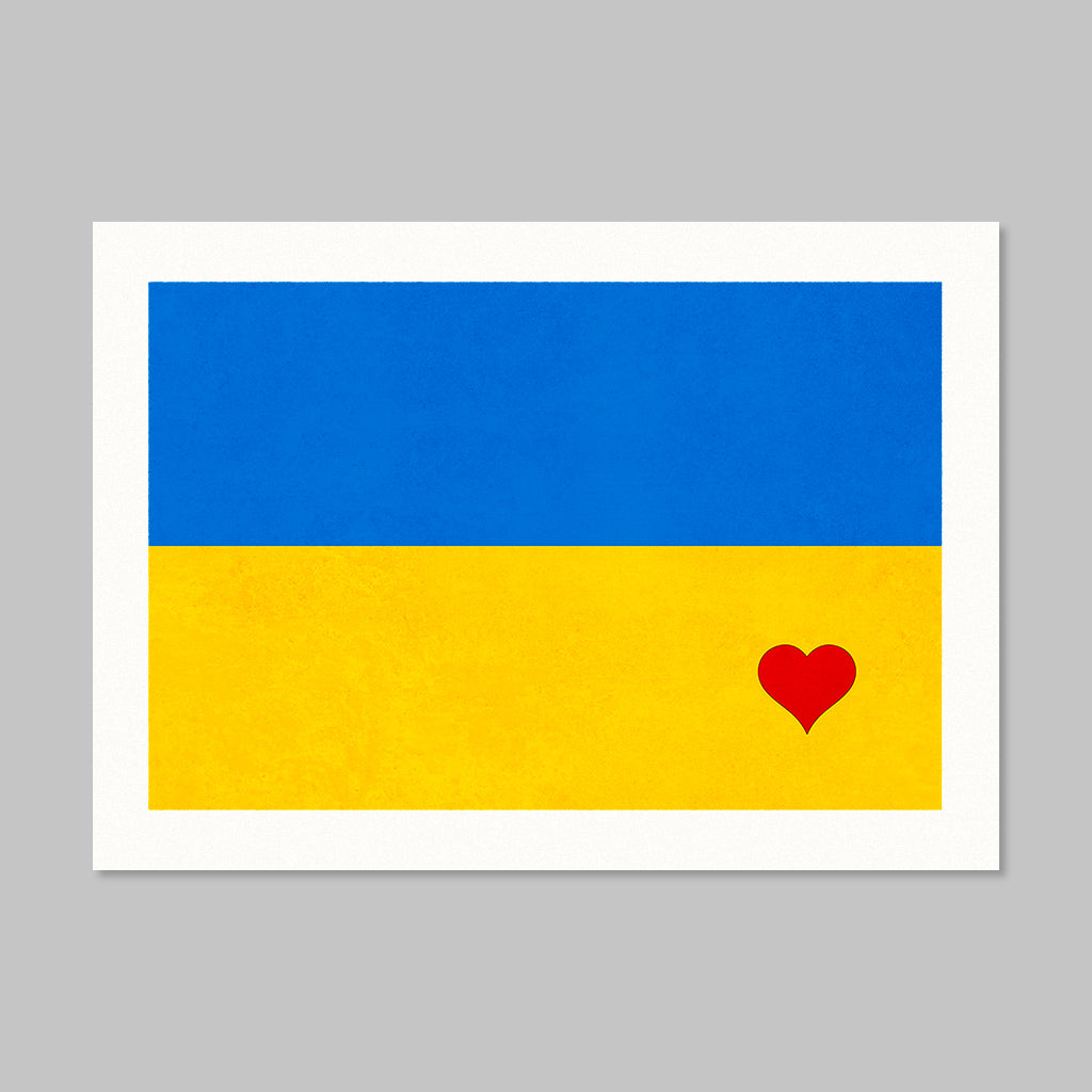 Care Card - Ukrainian Flag