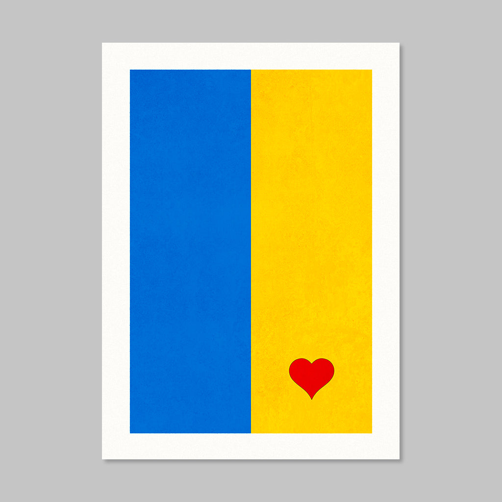 Care Card - Ukrainian Flag
