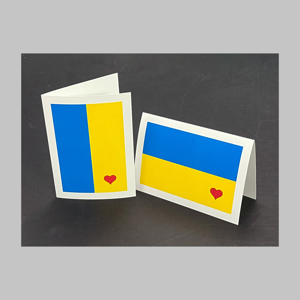 Care Card - Ukrainian Flag